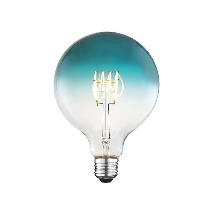 Lampadina vintage LED Globo blu E27