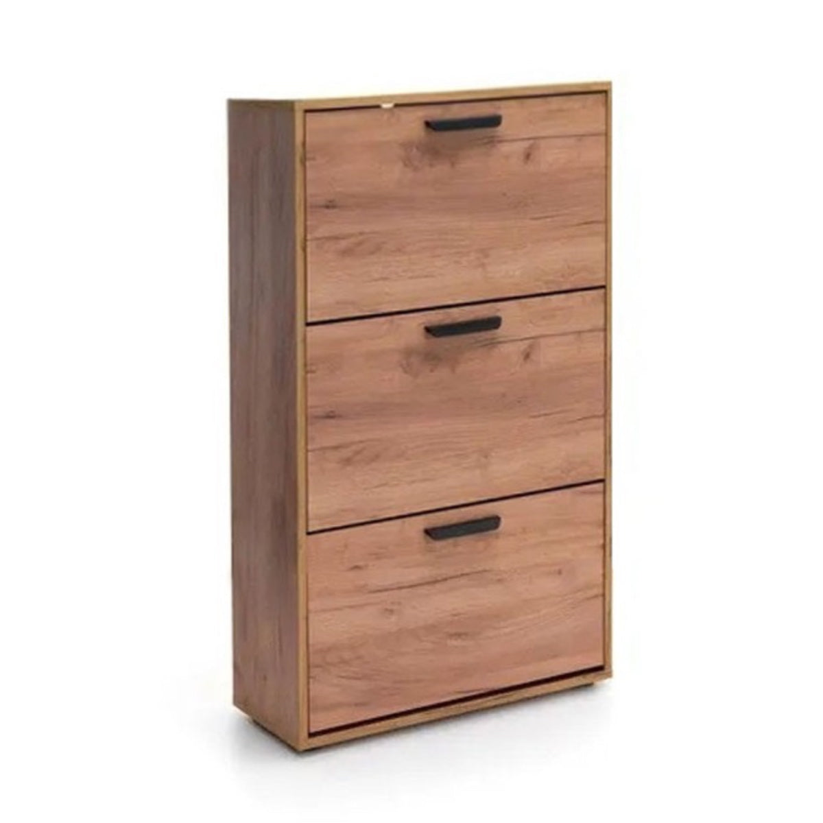 Scarpiera salvaspazio 3 ante doppio vano 65x25x112 cm 2