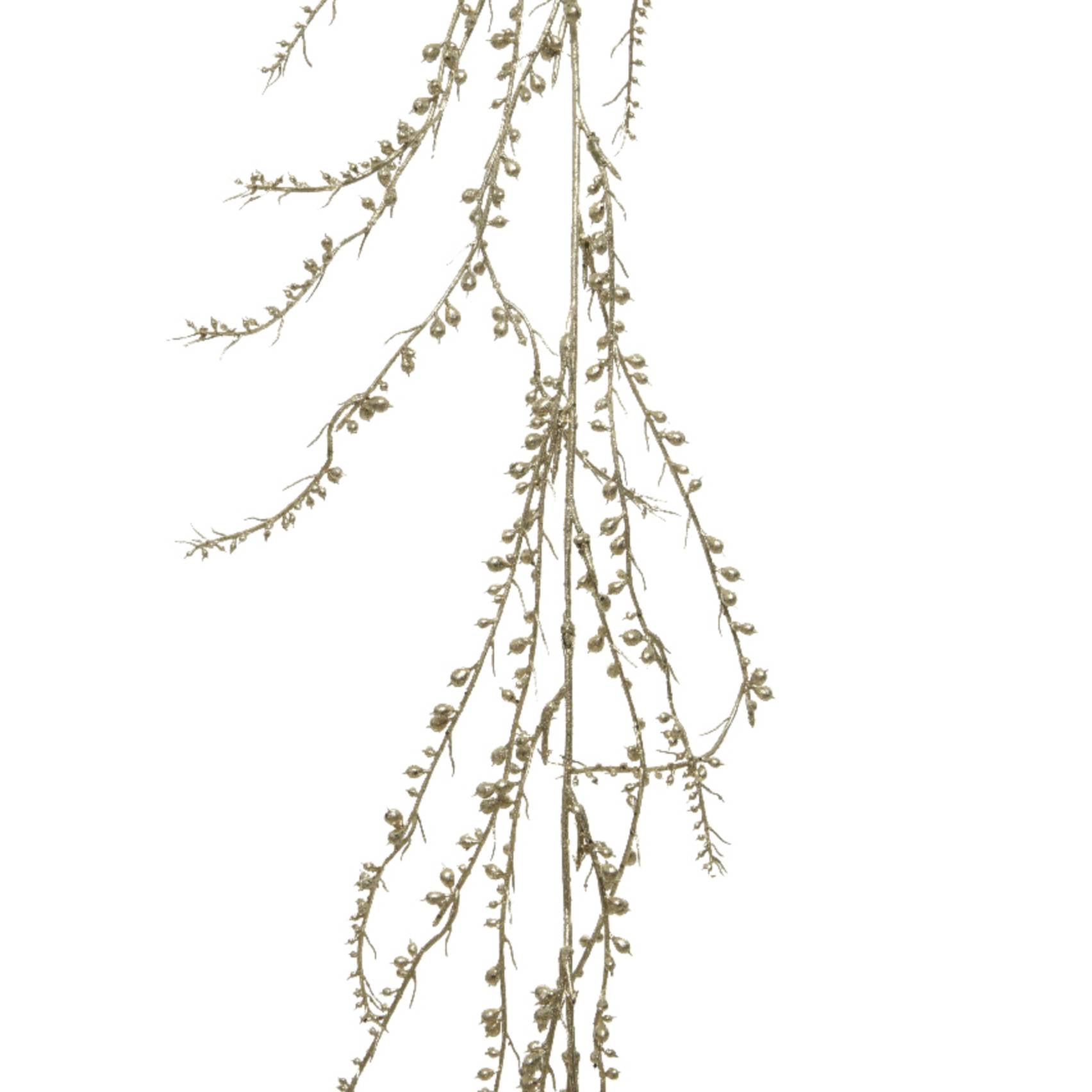Ramo bacche oro 188 cm