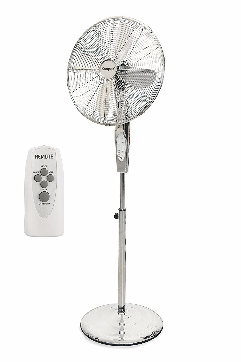 VENTILATORE A PIANTANA CROMATO 140 CM