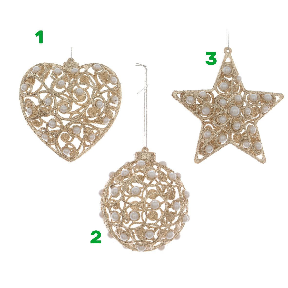 Appendino oro e perle