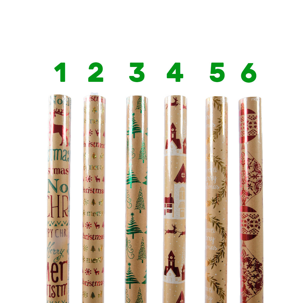 Carta regalo assortita marrone 150x70 cm