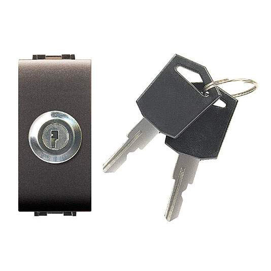 Interruttore unipolare Life con chiave
