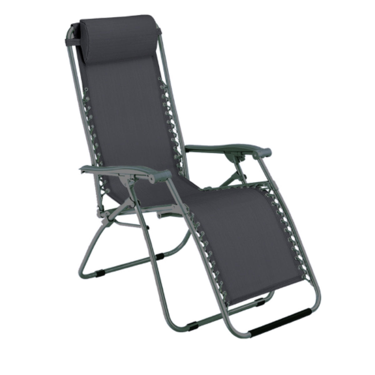 Sdraio Relax Reclinabile Virtus Grigio Scuro