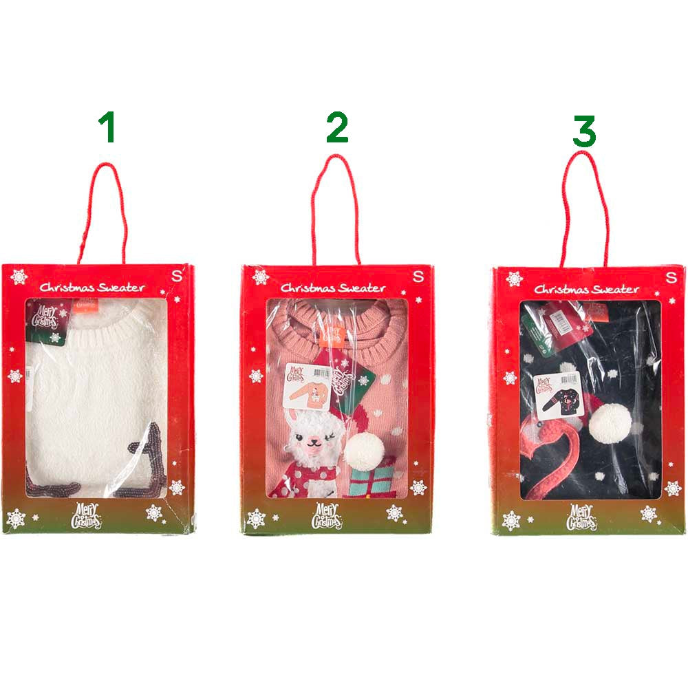 Maglione X-mas natalizia donna Taglia S