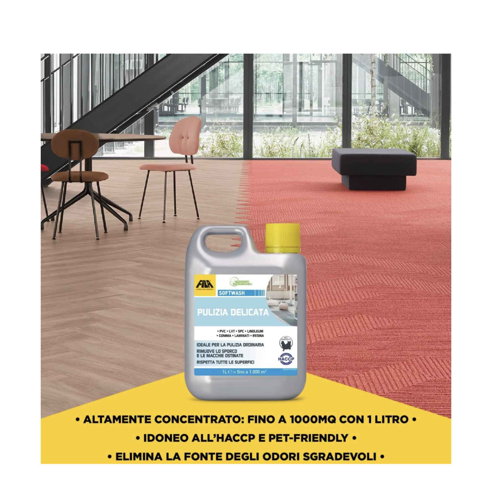 Softwash Fila 1Lt Sgrassatore superfici plastiche 3