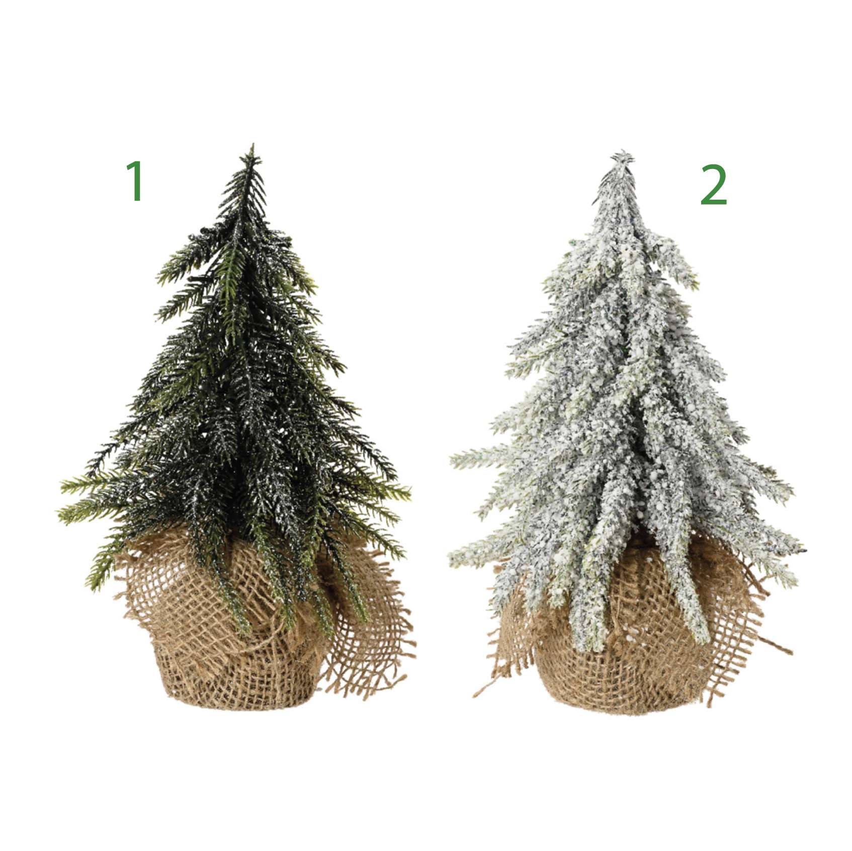 Mini albero innevato Glitter innevato