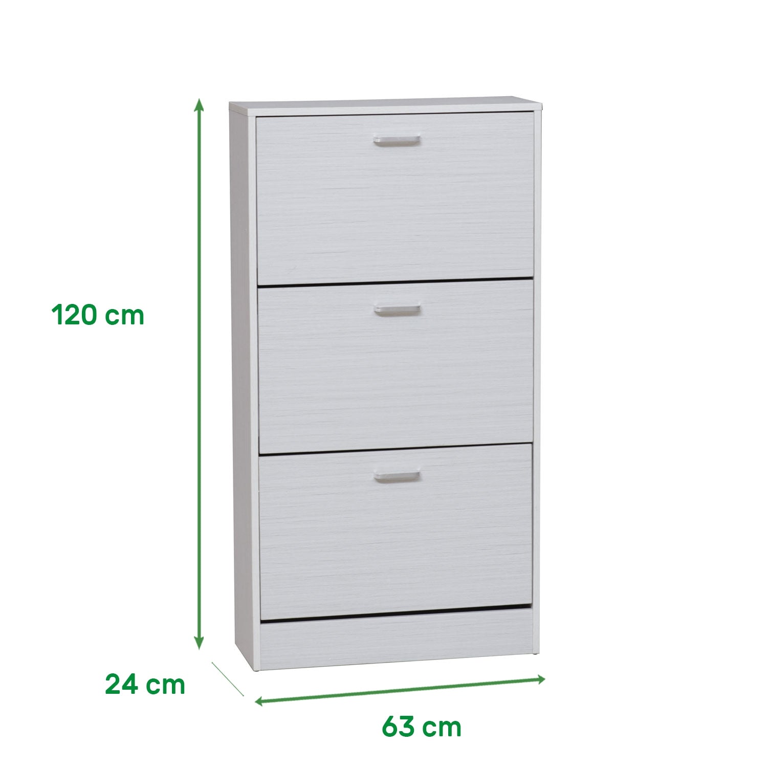 SCARPIERA 3 ANTE SALVASPAZIO COLORE BIANCO