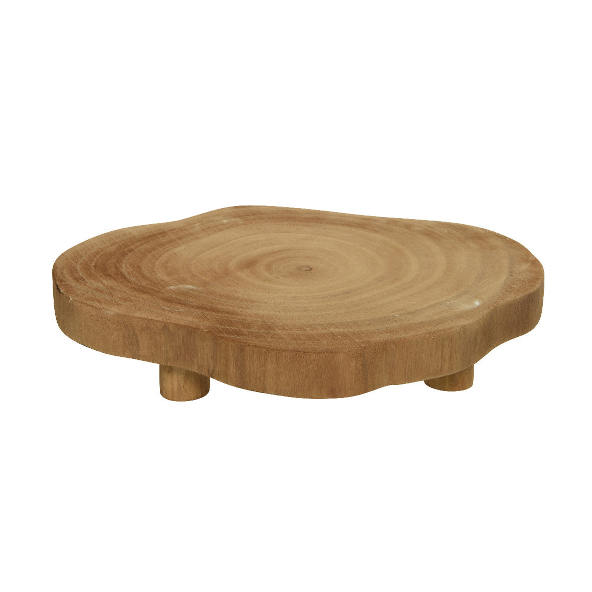 Piatto in legno di Paulonia