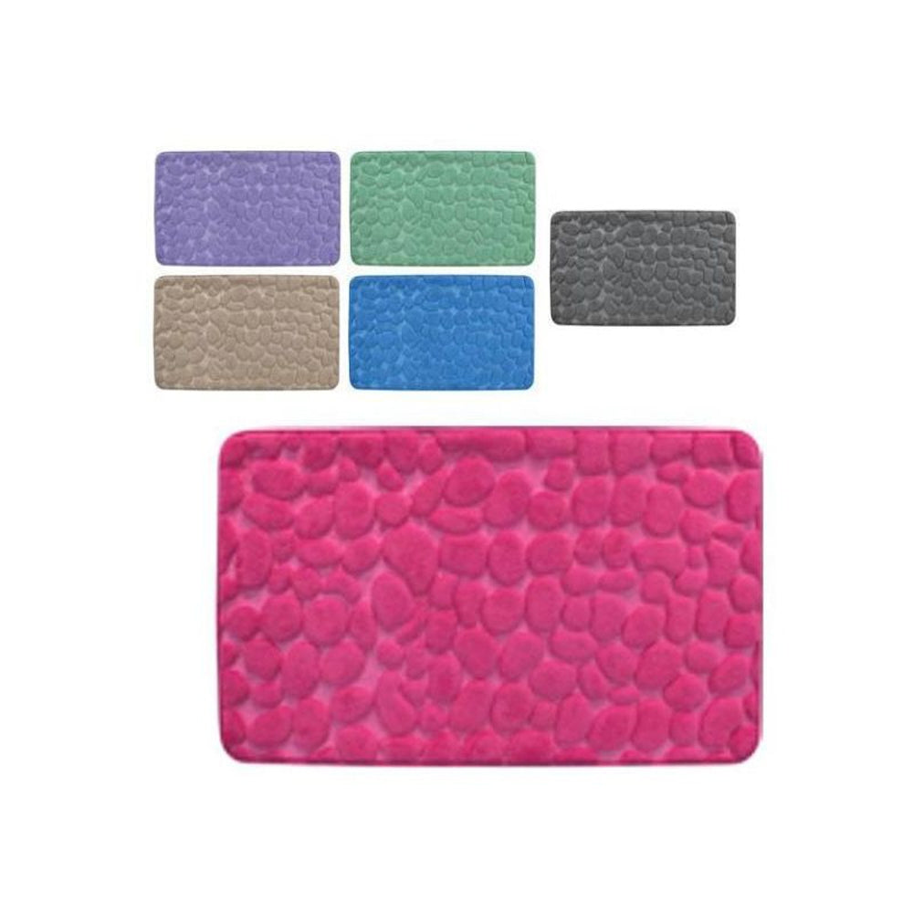 Tappetino da bagno Memory Sasso 40x60 cm colori assortiti