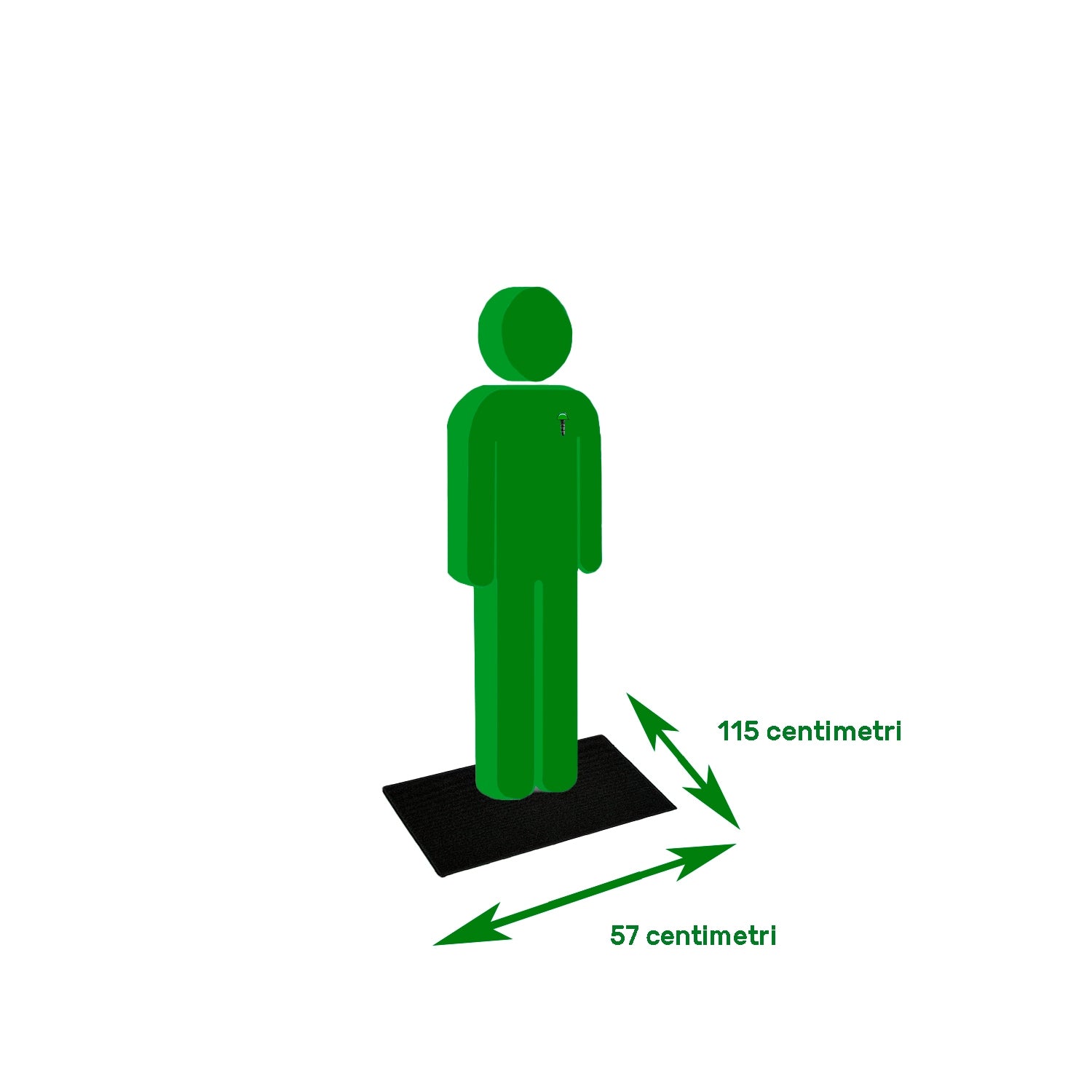 Tappeto rettangolo 57 x 115 cm Alfama