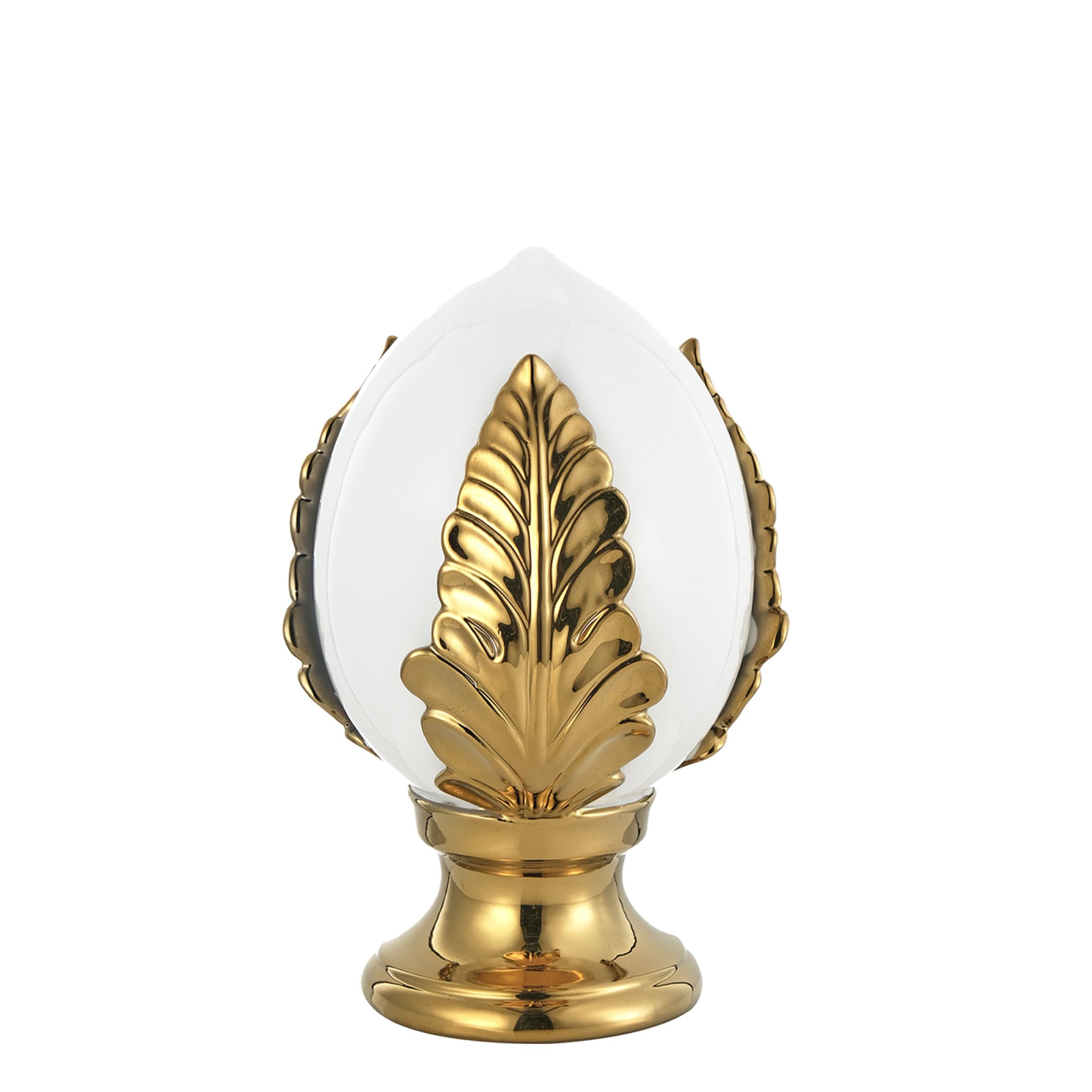 Pumo decorativo in porcellana 27 cm 3