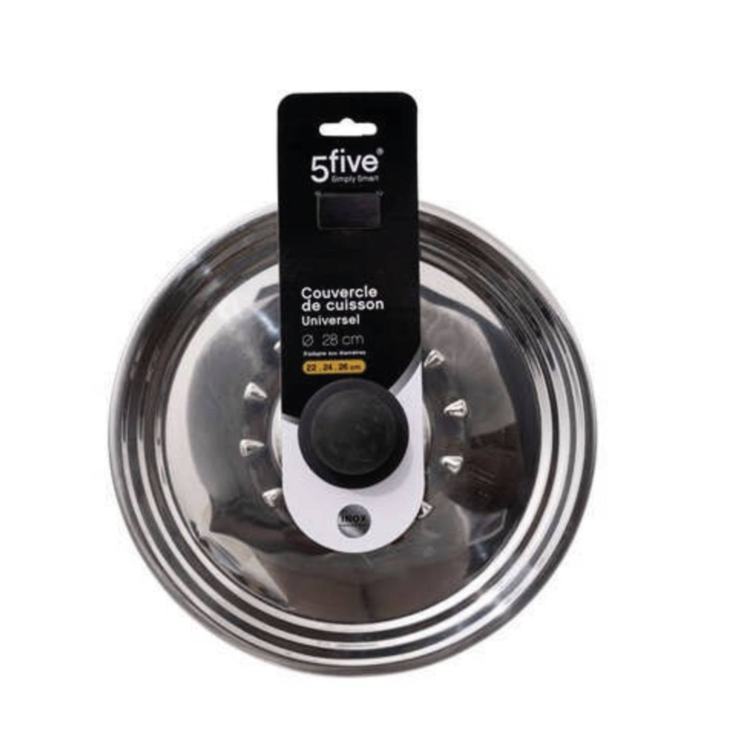 5five Coperchio Inox Universale D22/24/26 o D16/18/20