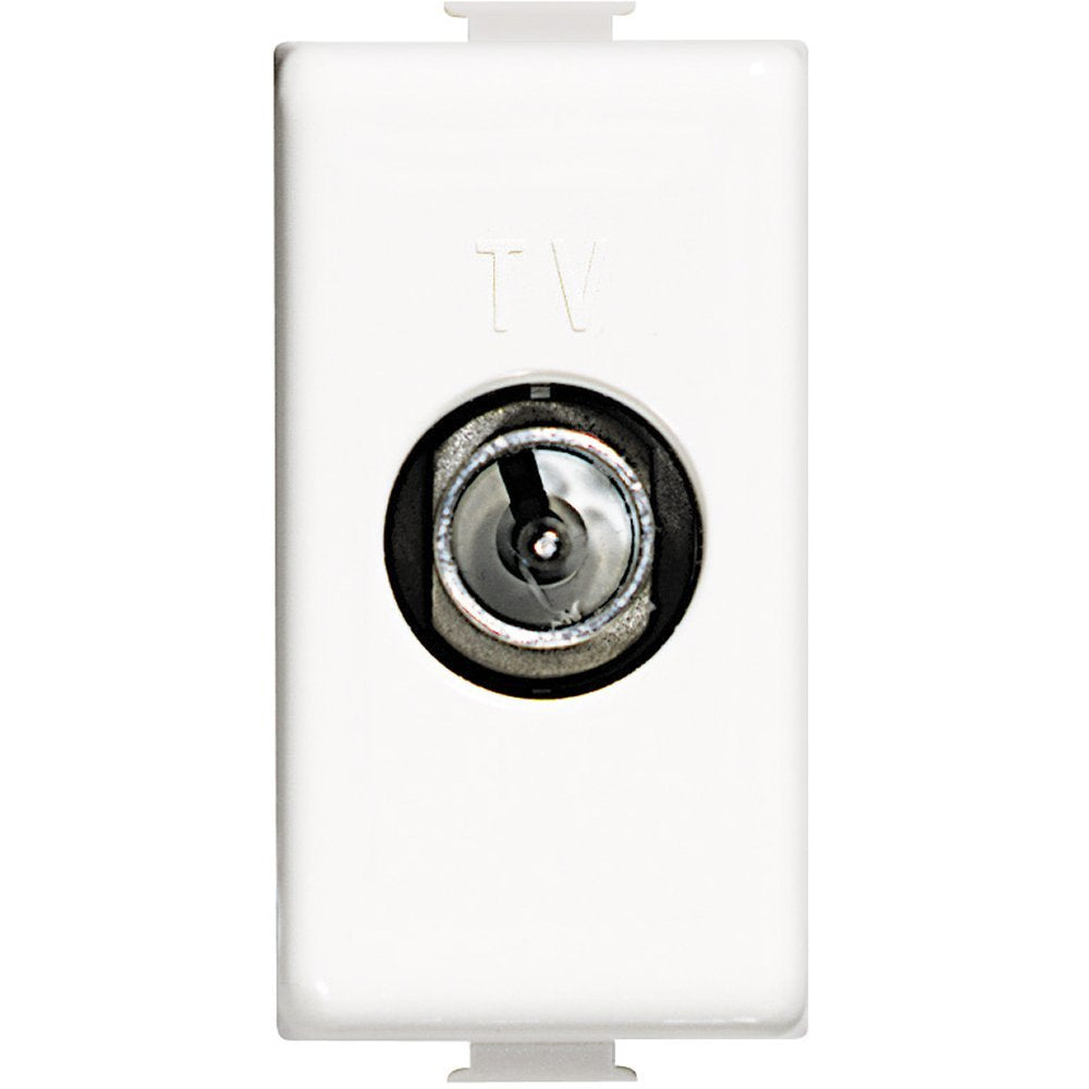 BTicino SAM5173DF Presa TV derivata, Bianco