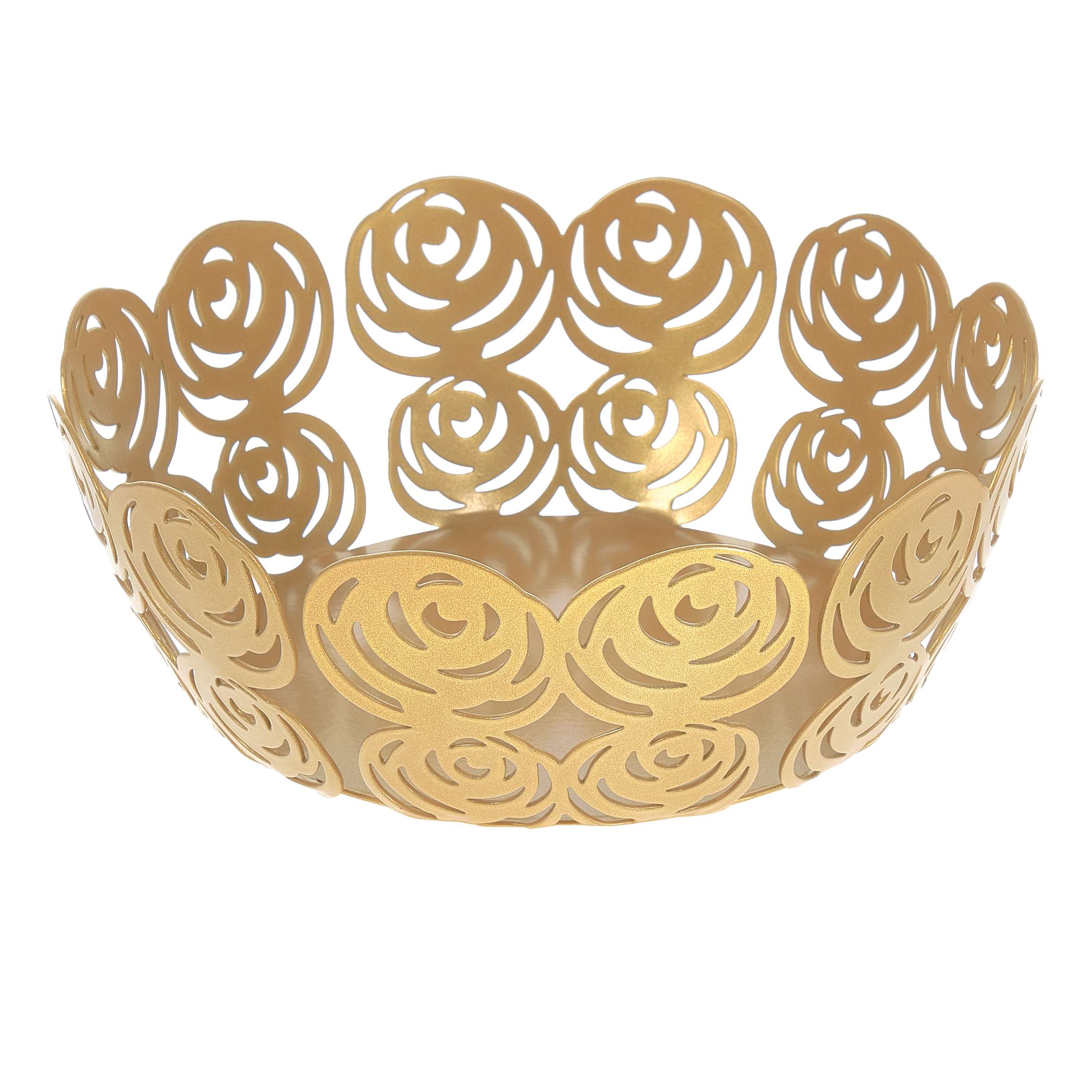 Rose oro cestino pane