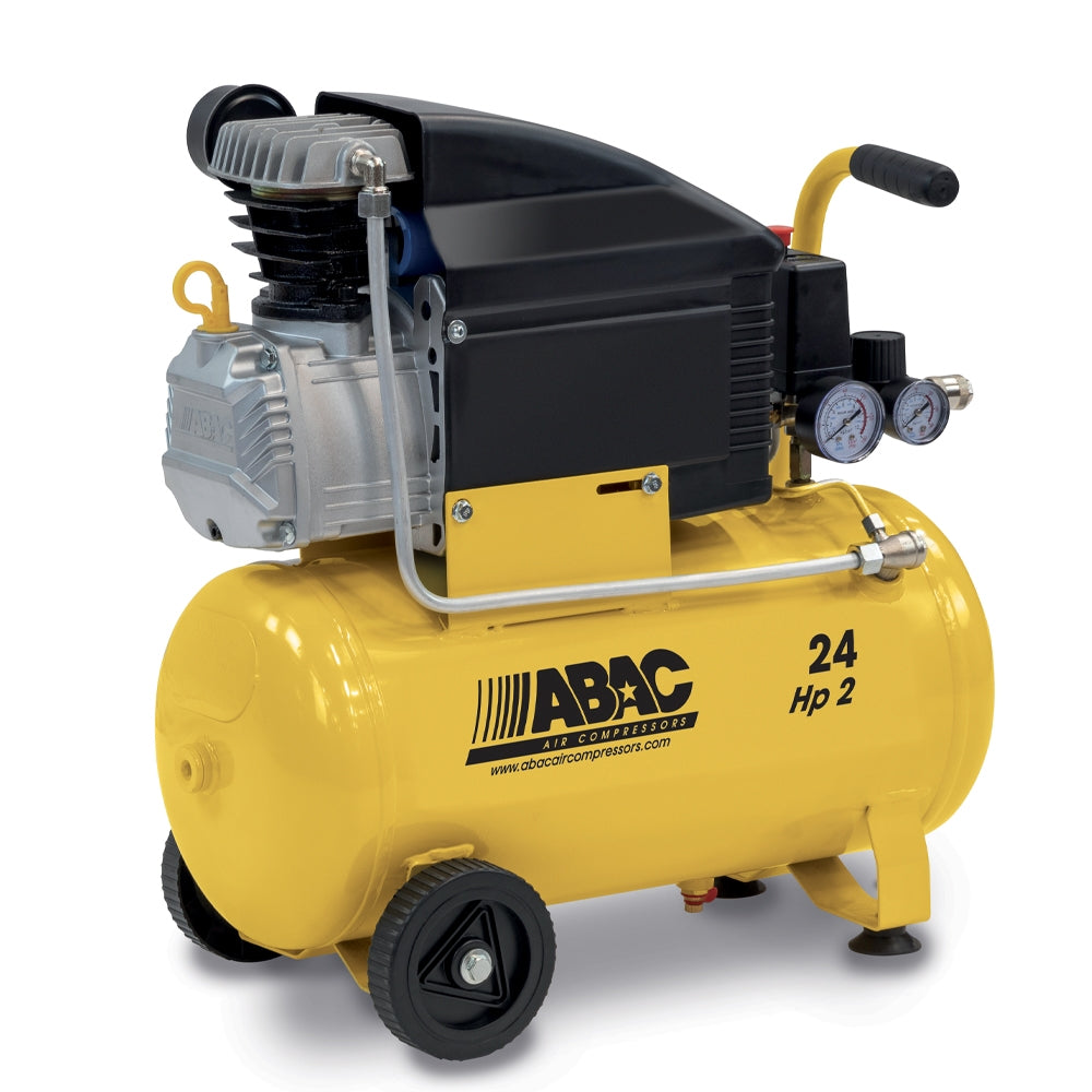 Compressore ad aria serbatoio 24 lt motore 2 HP