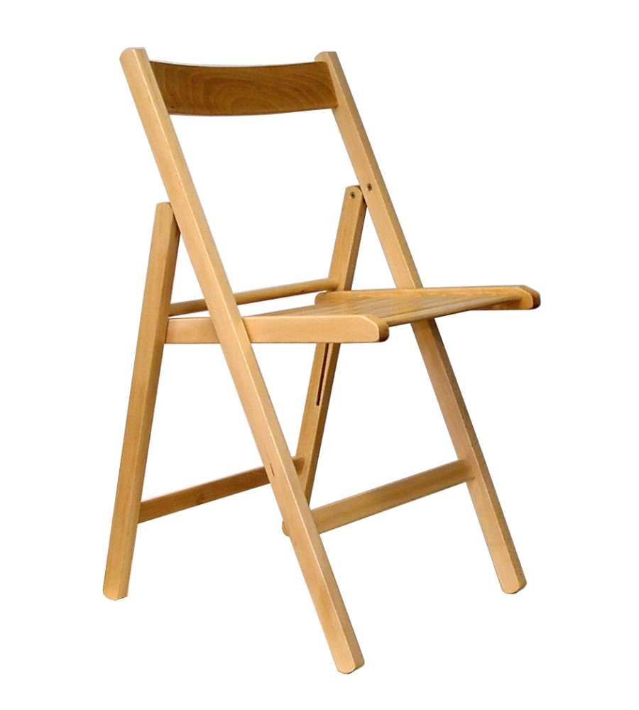 Sedia in legno pieghevole