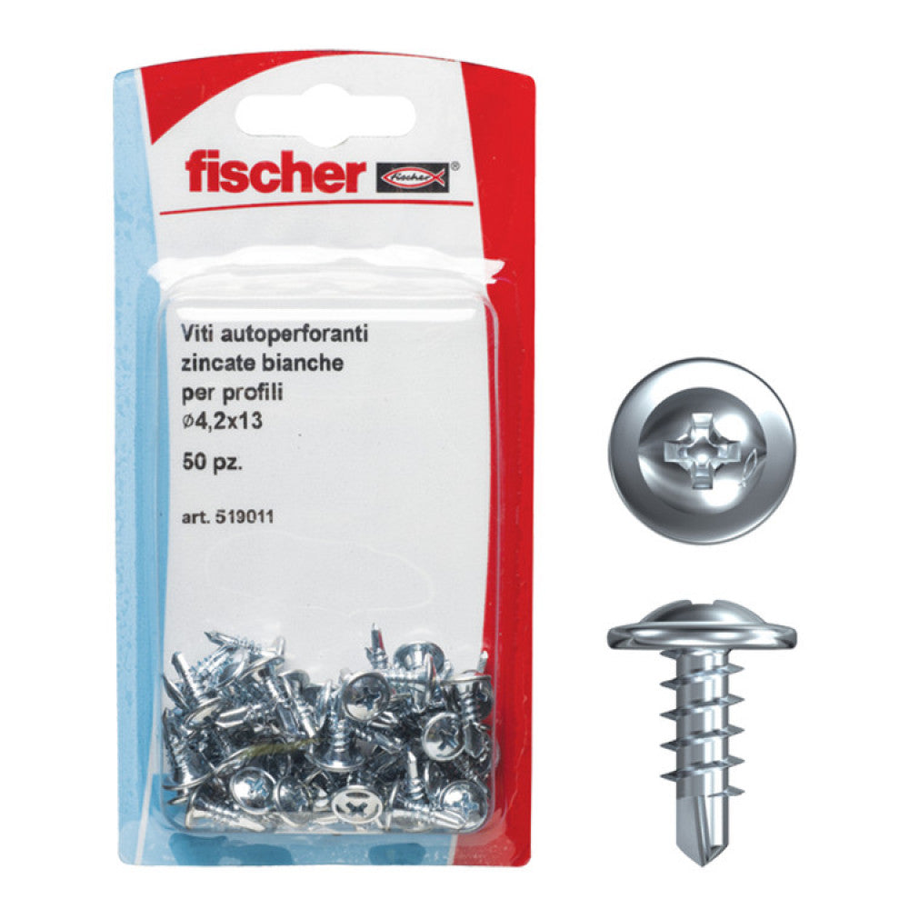 Fischer viti autoperforanti zincate