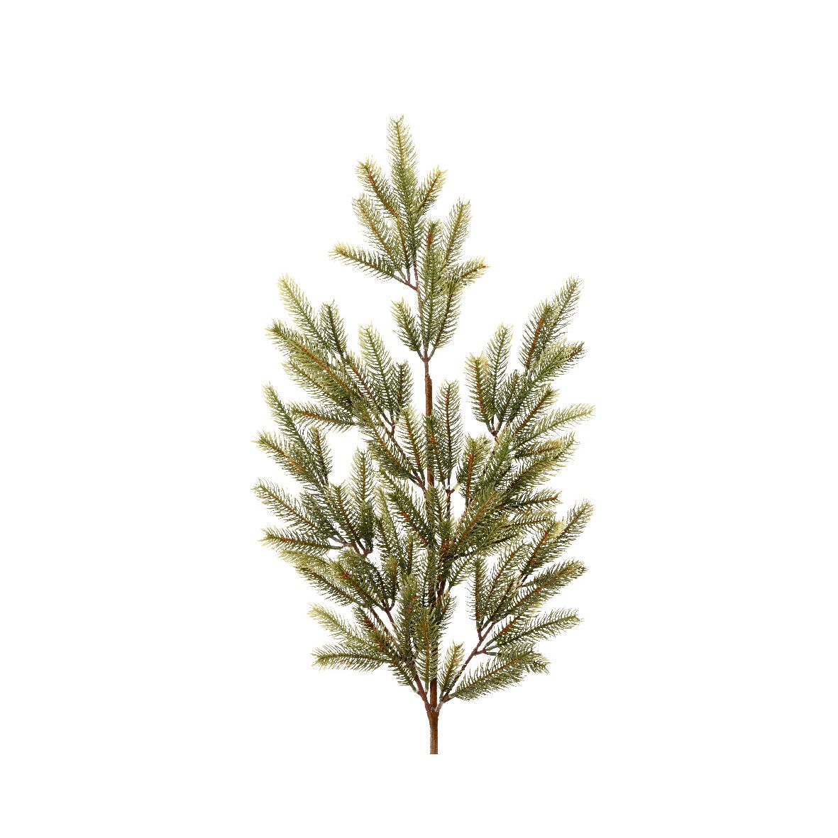 Ramo foglie verdi 120x28x8 cm