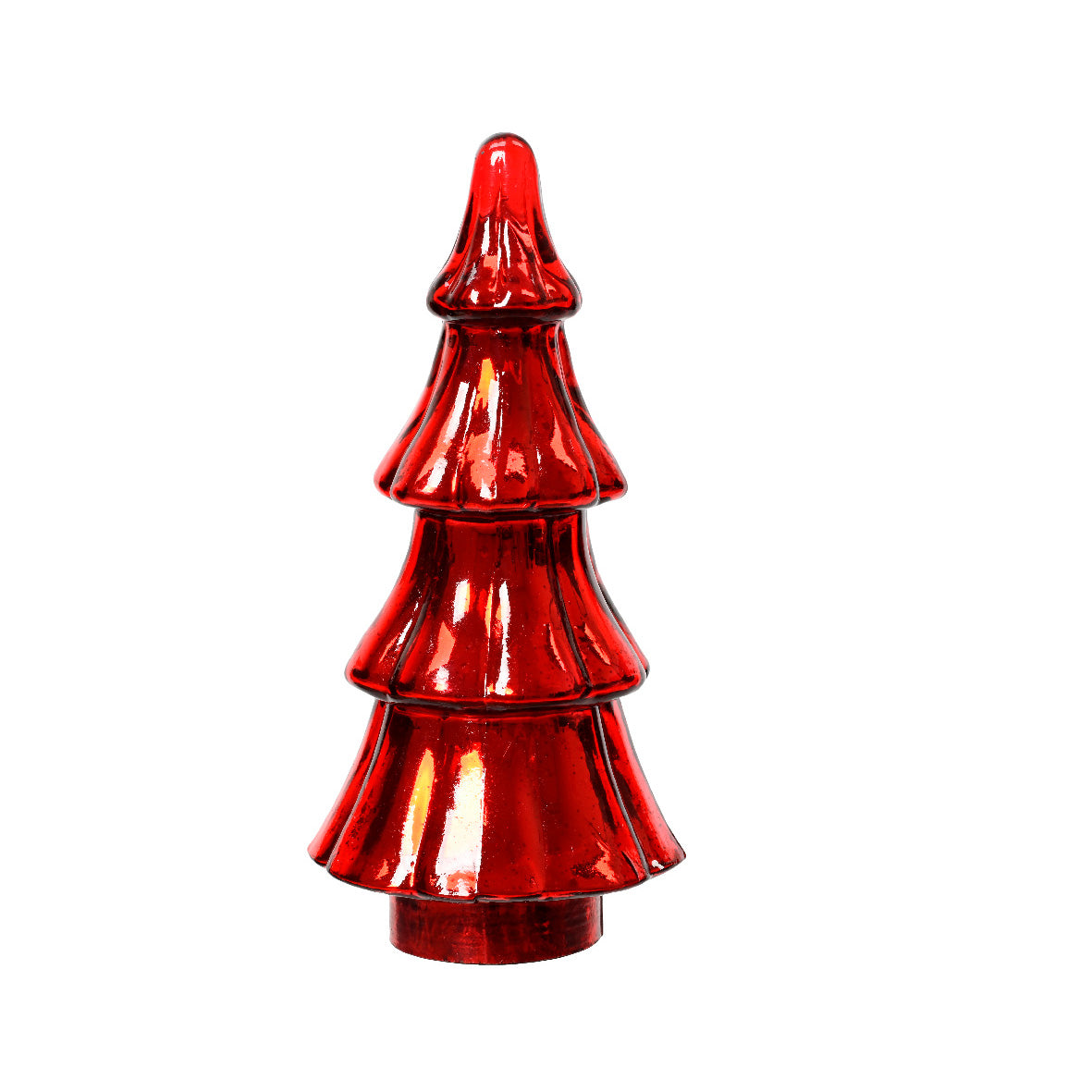 Albero di natale rosso