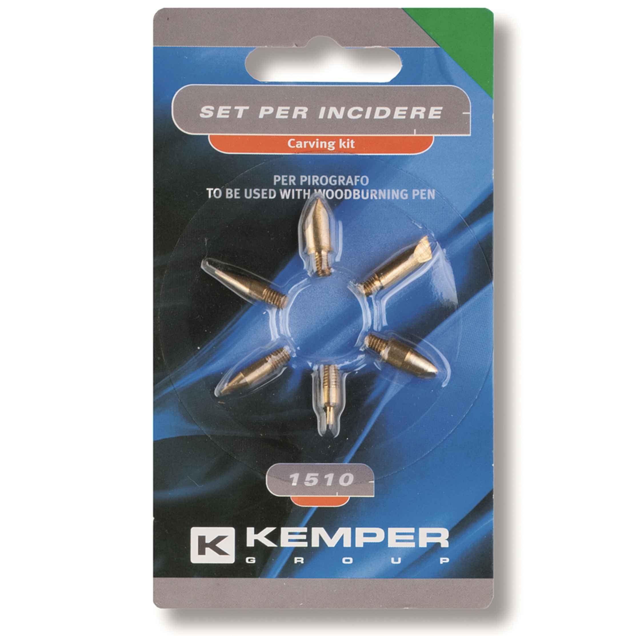 Set per incidere pirografo Kemper