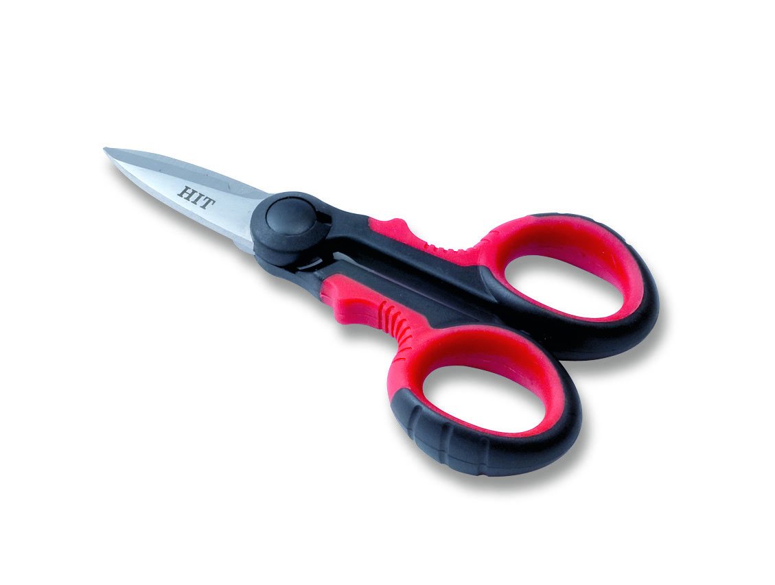 FORBICI PER ELETTRICISTA IN ACCIAIO INOX CON CUSTODIA 135 MM