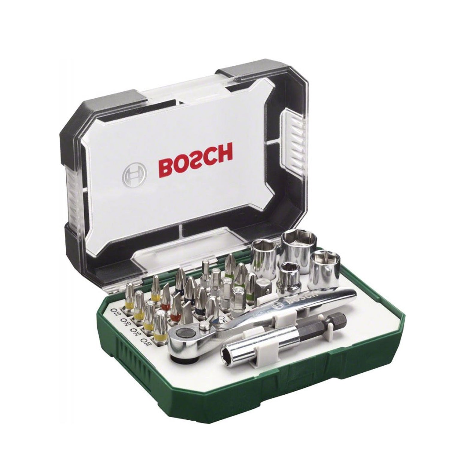 Set avvitamento con cricchetto piccolo 26 pezzi