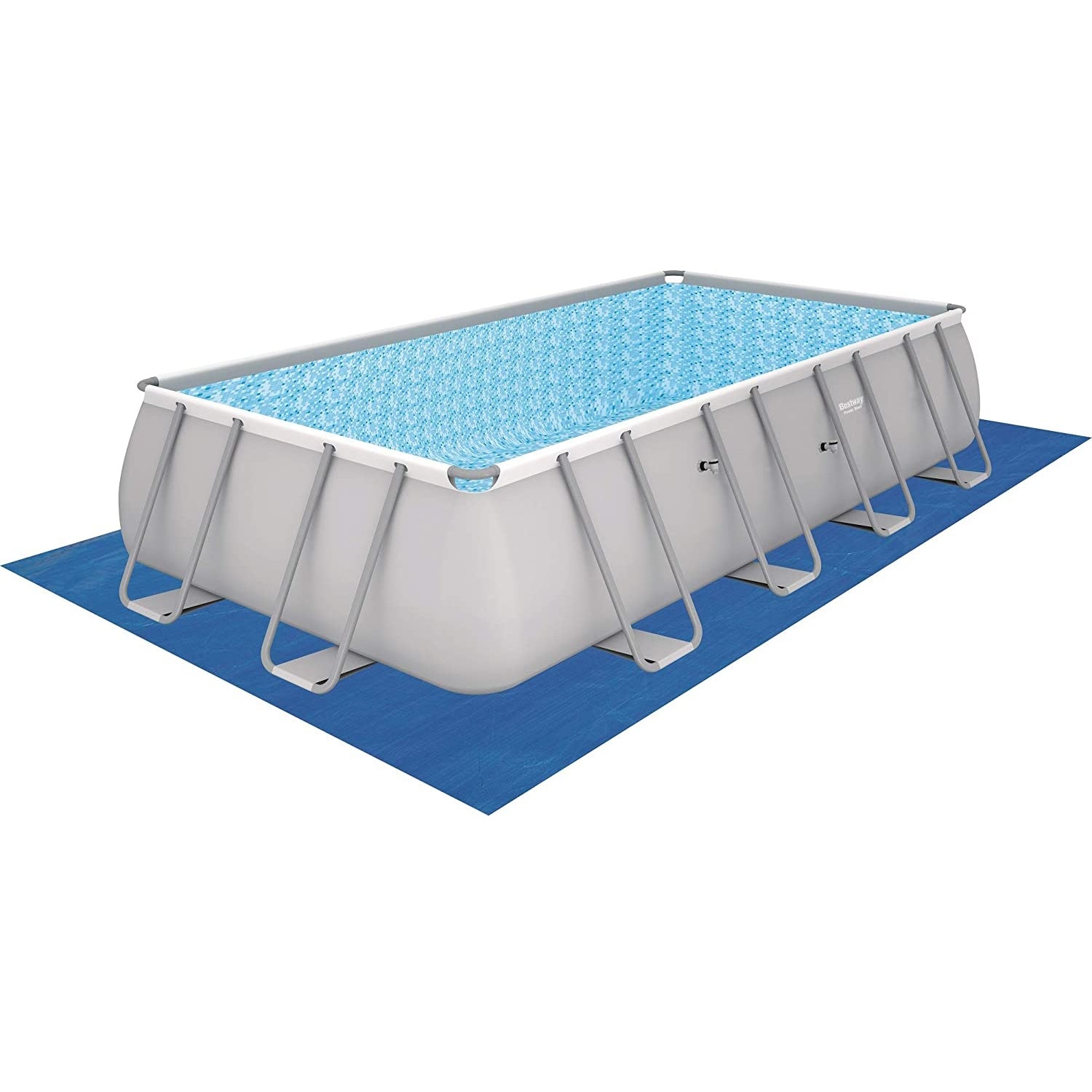Piscina fuori terra rettangolare Power steel 2