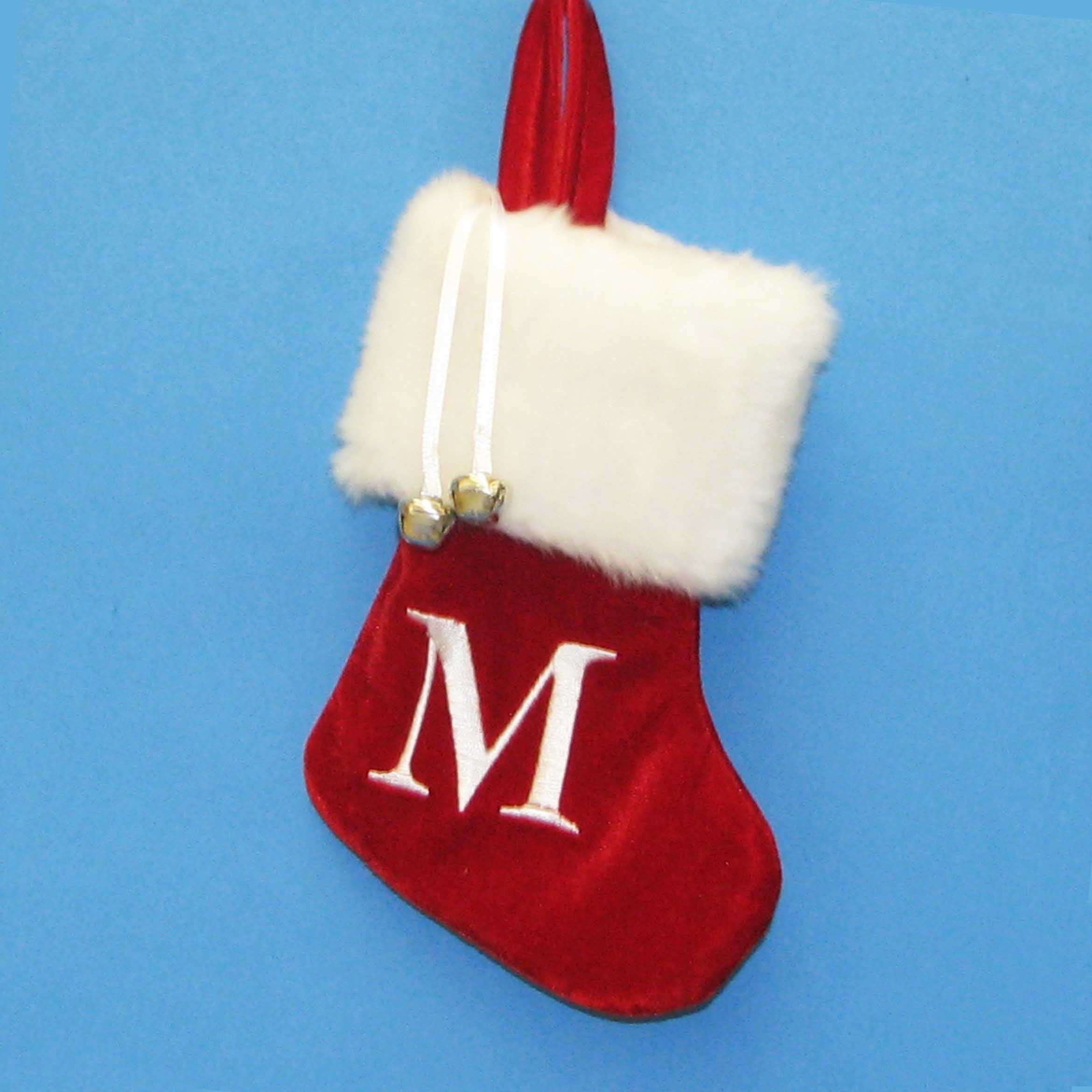 Addobbo albero mini calze con lettere Christmas inspiration 3