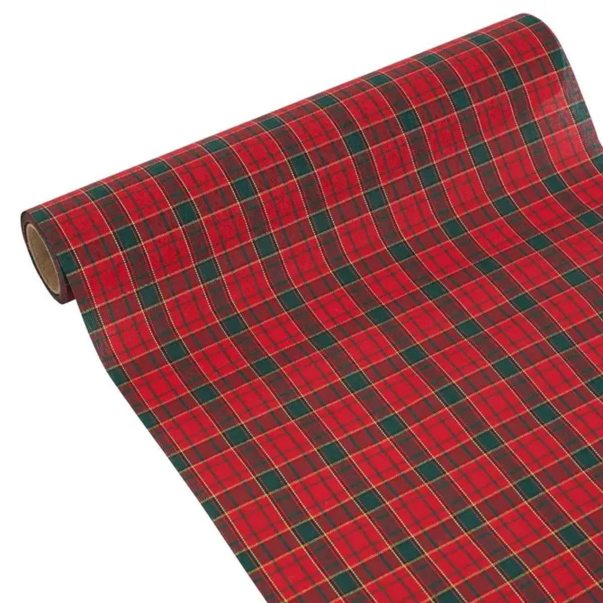 Rotolo Tessuto Tartan Rosso 28x300 cm 1