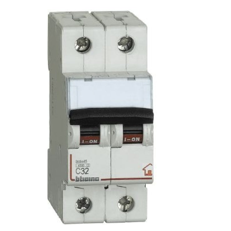 BTDIN-RS interruttore magnetotermico 2P curva C32