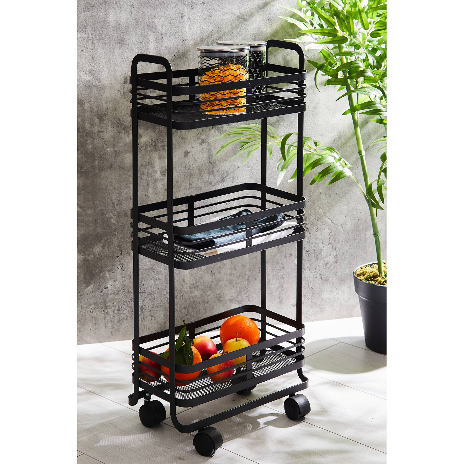 Carrello da cucina 3 ripiani