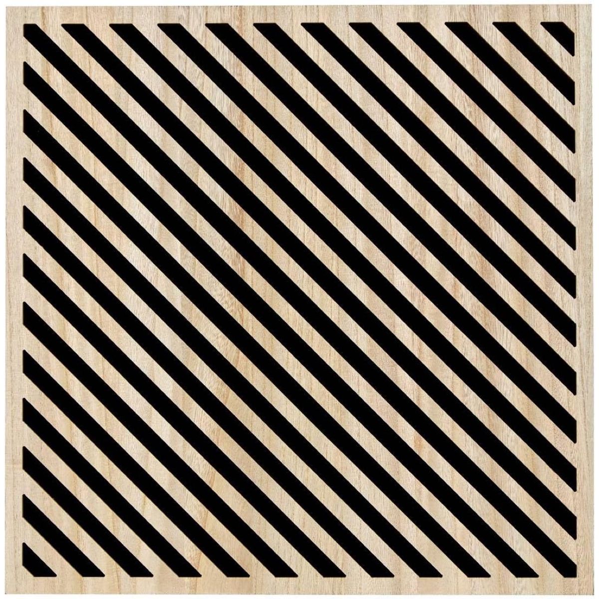 Pannello Decorativo da Parete Eileen 58x58 cm – Motivo a Righe 3