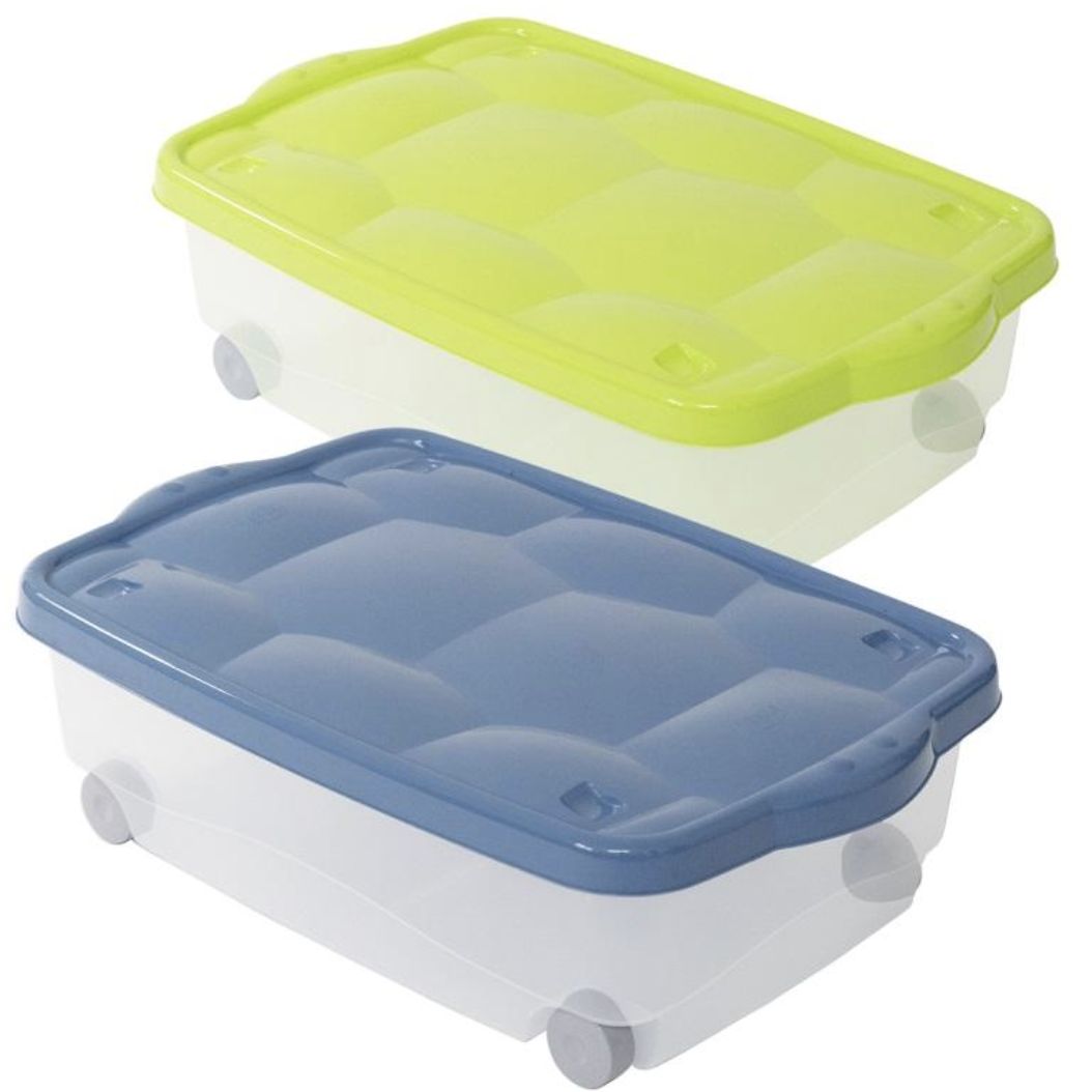 Contenitore box tartarugo con ruote 40x60x18,5 cm