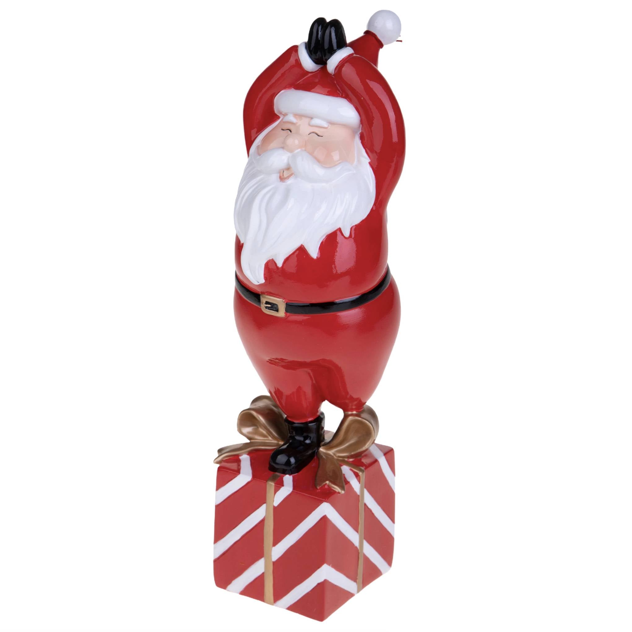 Babbo natale con mani giunte 32,5 cm