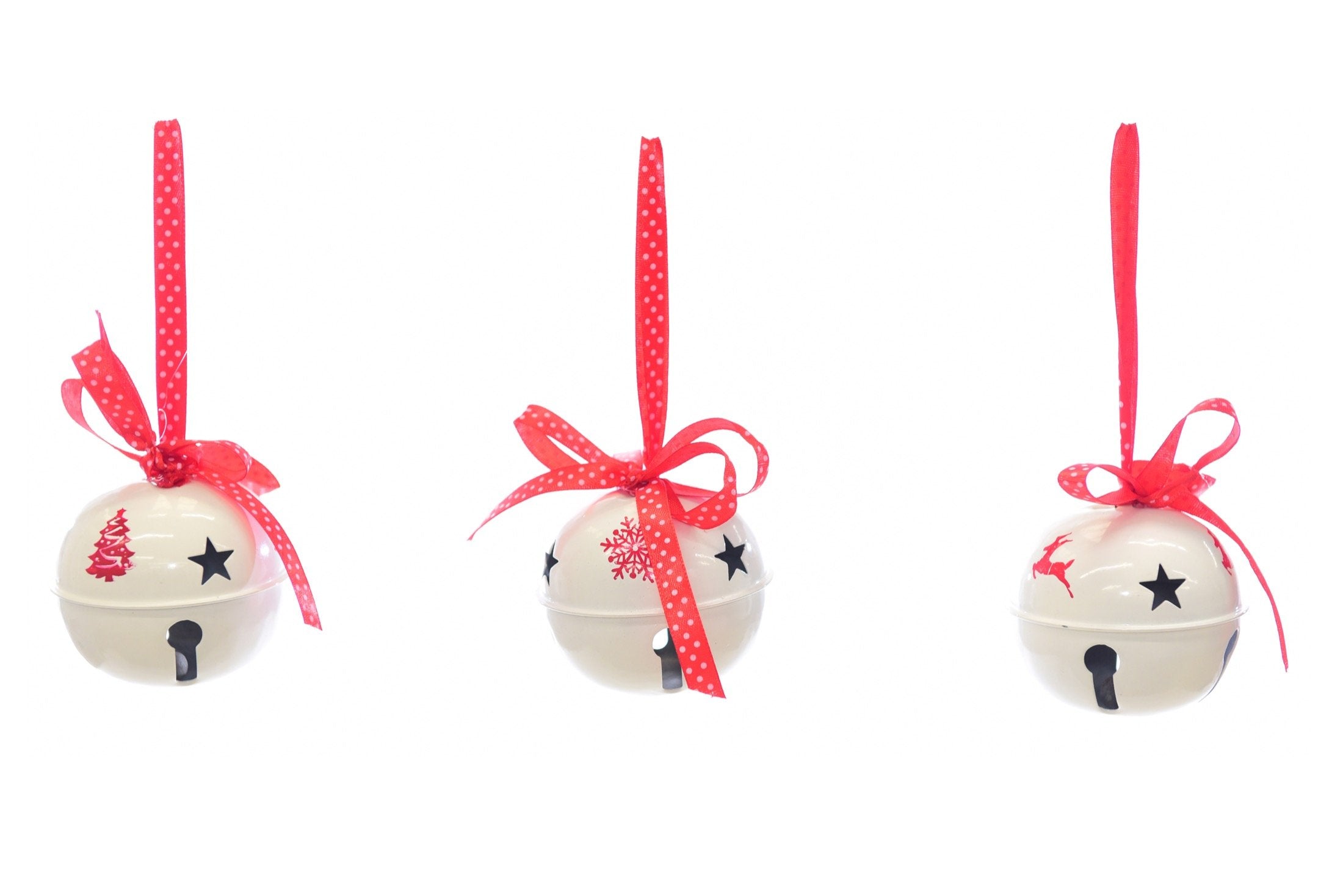 Campanella in metallo colore bianco 3