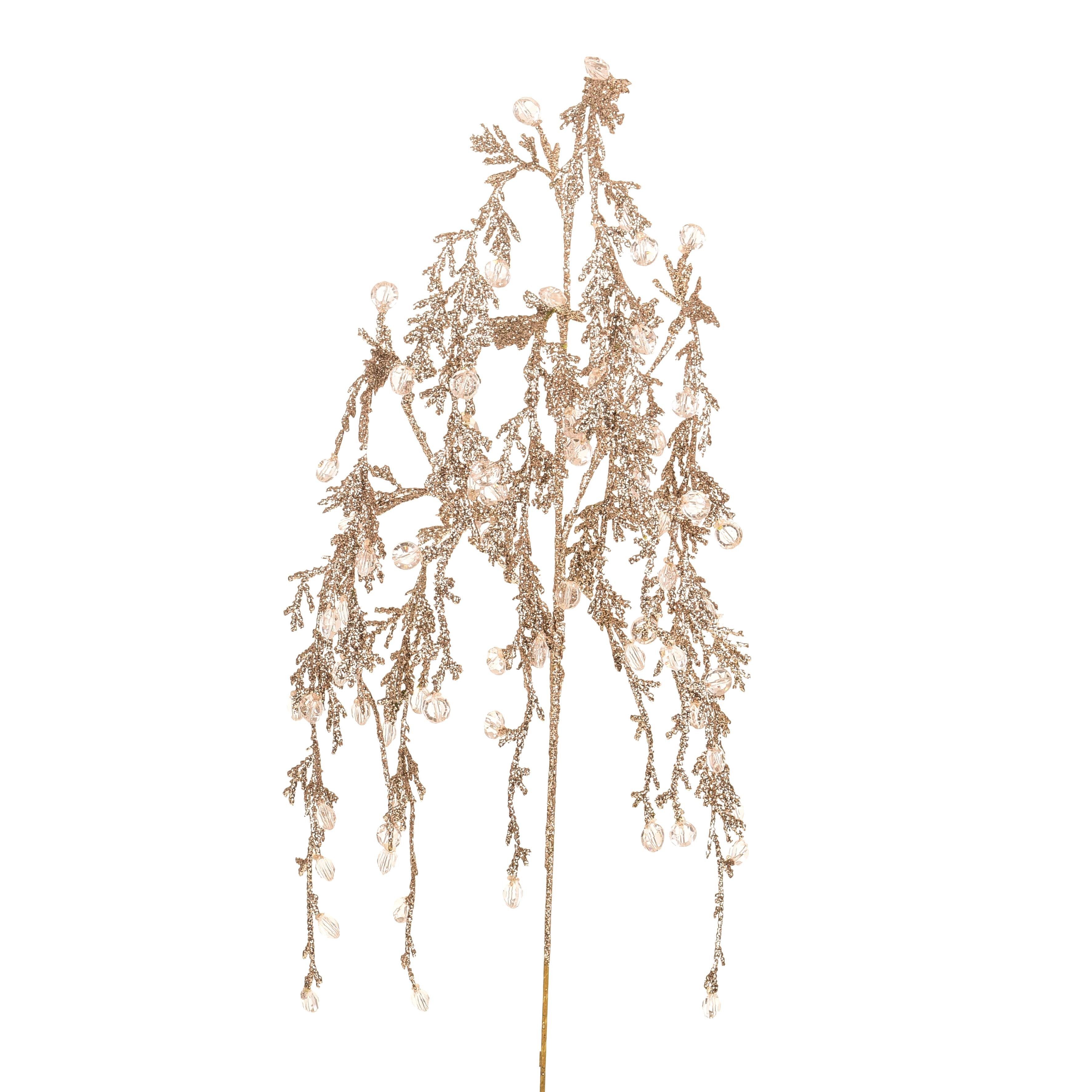 Ramo dorato con gocce