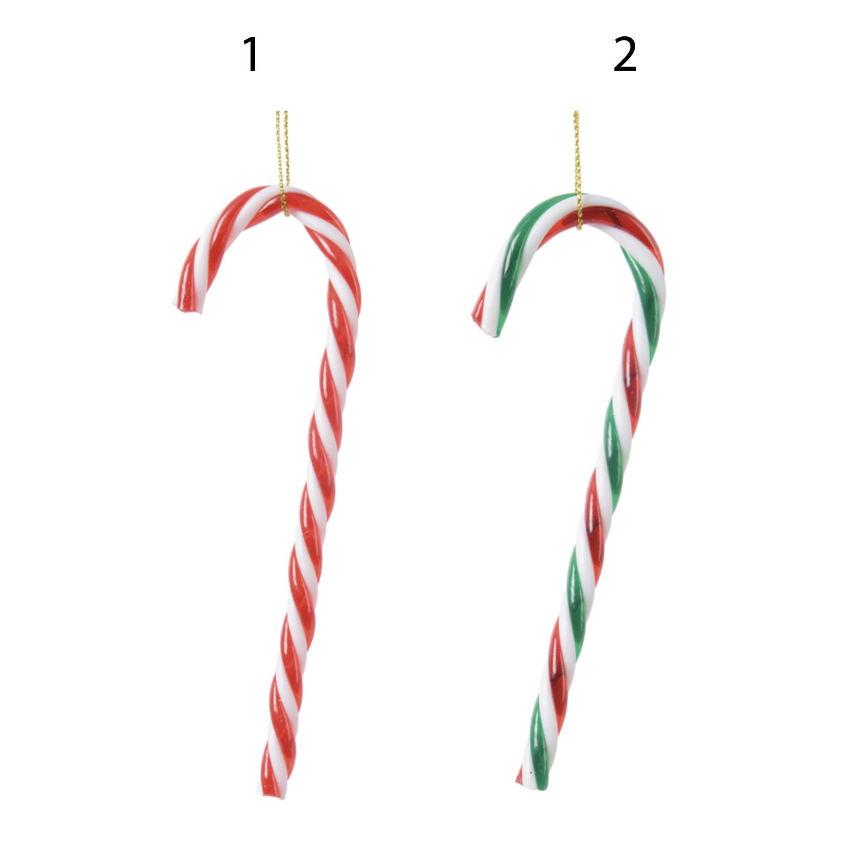 Pendaglio natalizio candy stick 12,5 cm