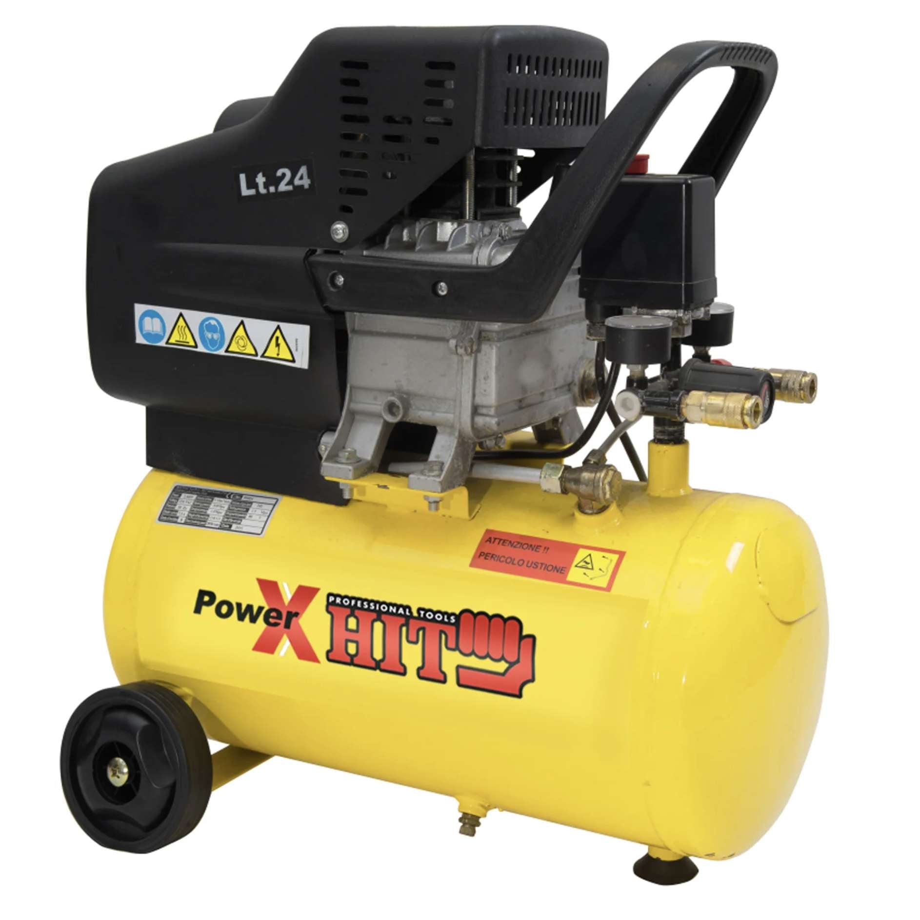 Compressore lubrificato ad olio 24Lt