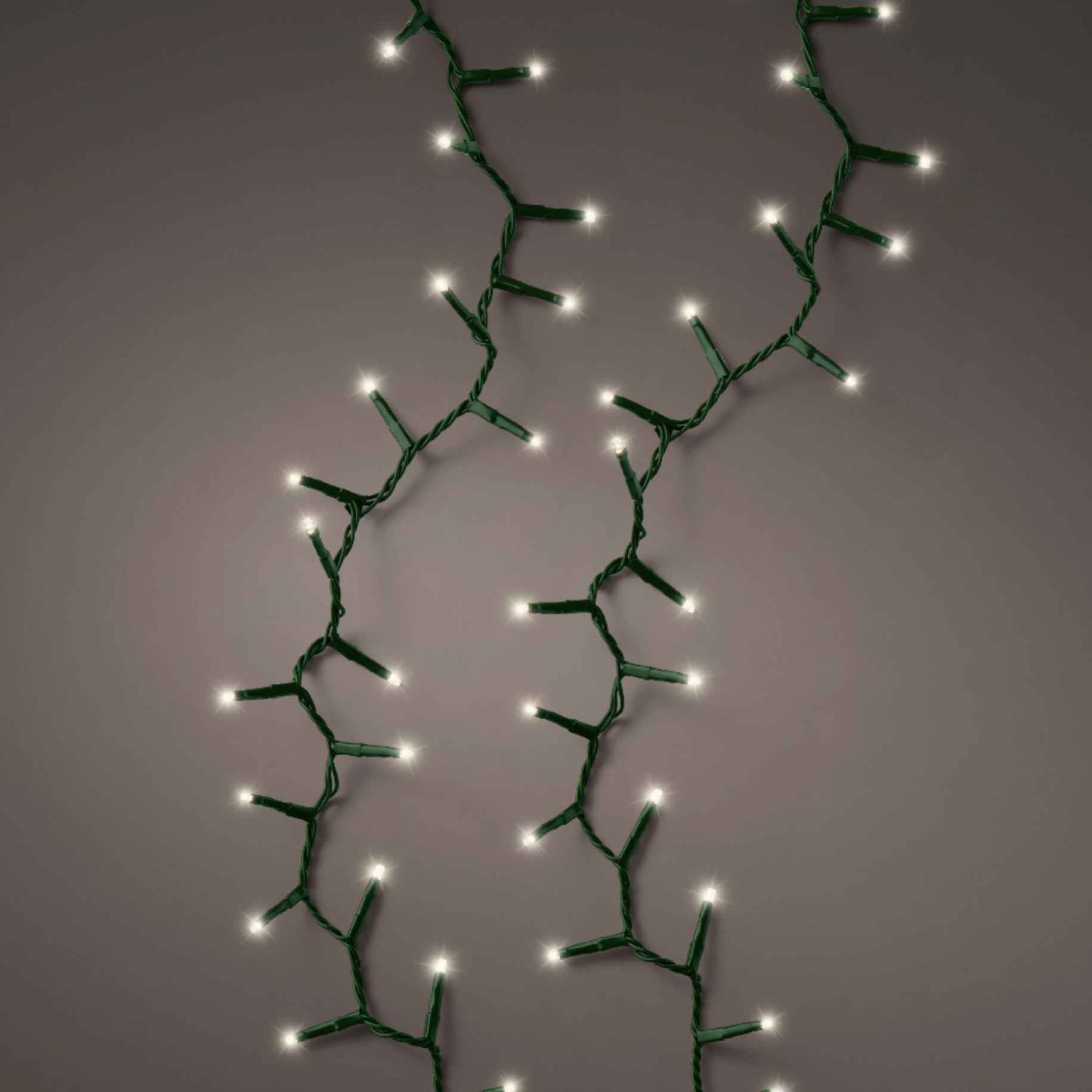 Serie luci natalizie calde compatte 210 cm