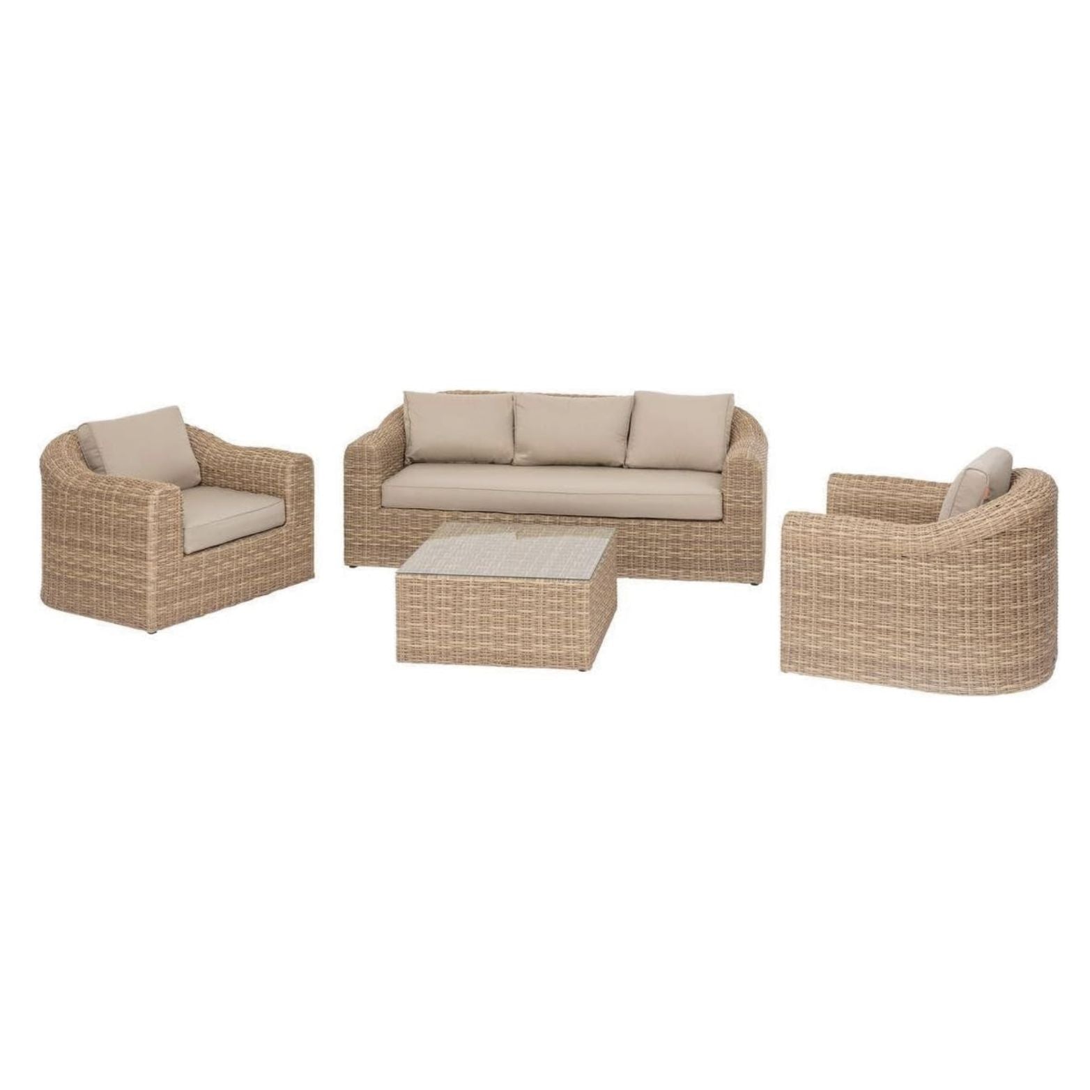 Set salotto da giardino "Savana Moor√©a" 5 posti ‚Äì Hesp√©ride