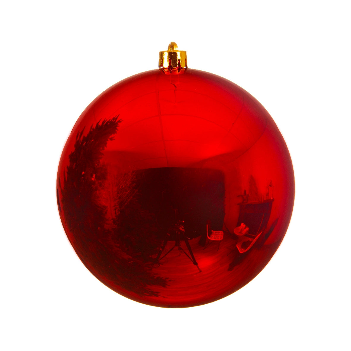 Pallina di natale colore rosso Kaemingk 25 cm
