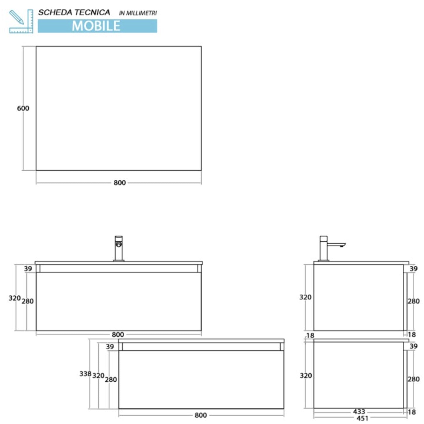 Composizione sospesa separata Feridras 3