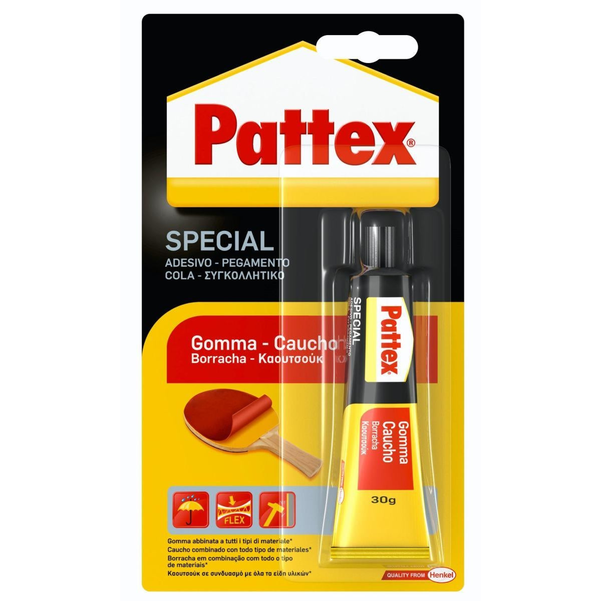Colla Pattex per gomma Special 30 Gr