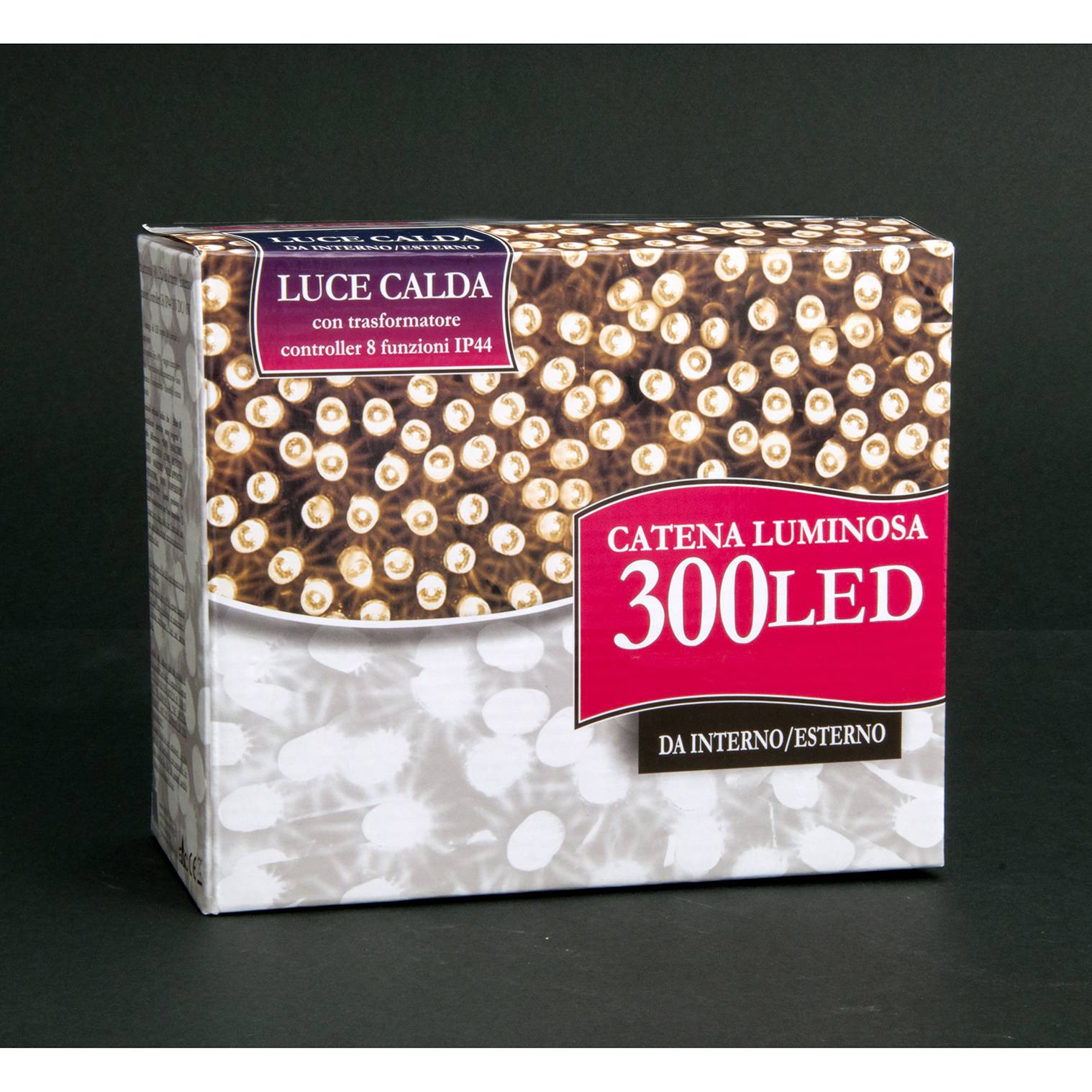 Serie 300 luci LED natalizie Bianco caldo