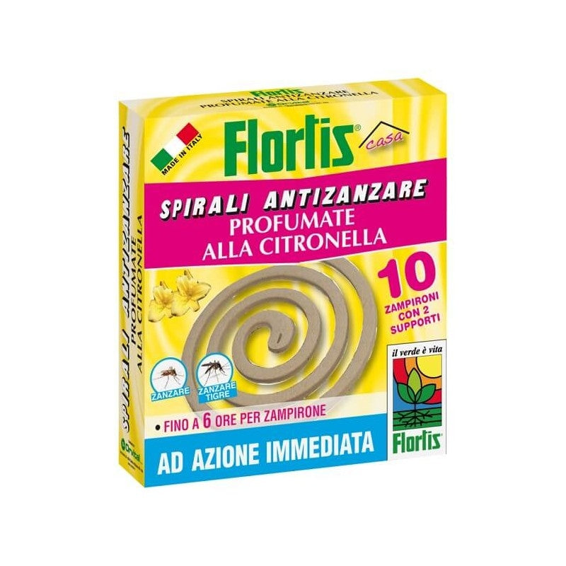 Spirali antizanzare alla citronella
