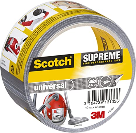 Nastro adesivo telato grigio 48mm x 10m