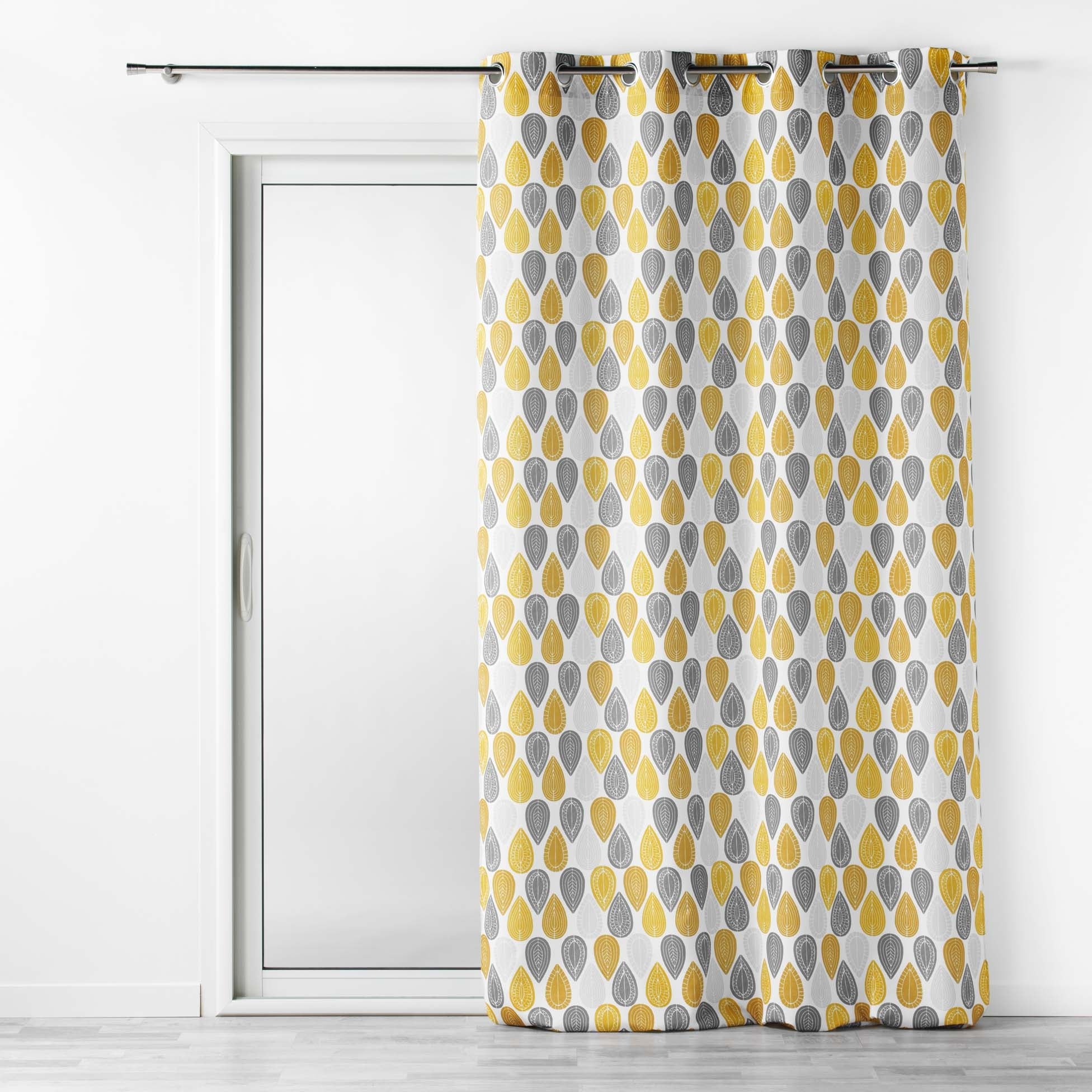 Tende Velate In Voile Con Fiocco E Stelle, Colore Giallo E Blu, Per Tende Velate In Voile Con Fiocco E Stelle, Colore Giallo E Blu, Per