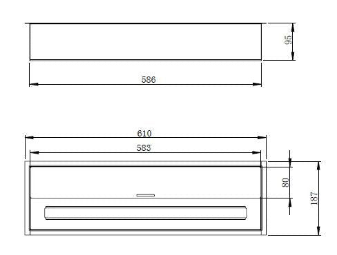 DIVINA FIRE Bruciatore a bioetanolo da 4,5 lt 3