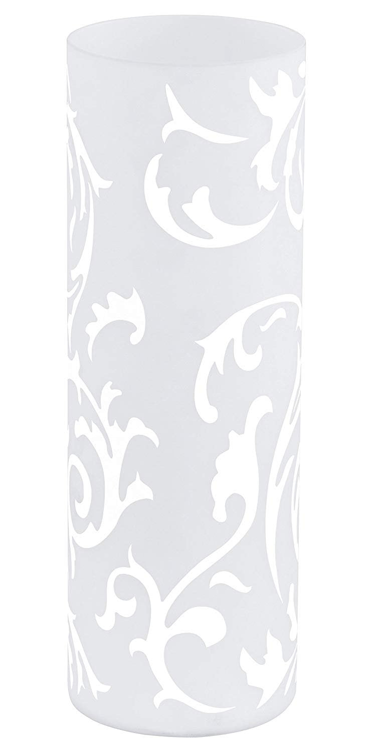 APPLIQUE VINTAGE 60 WATT E27 VETRO BIANCO SERIGRAFATO - EGLO 91245